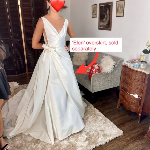 Ines Di Santo Elen Gown, fits size 0 2 4 - Picture 14 of 15